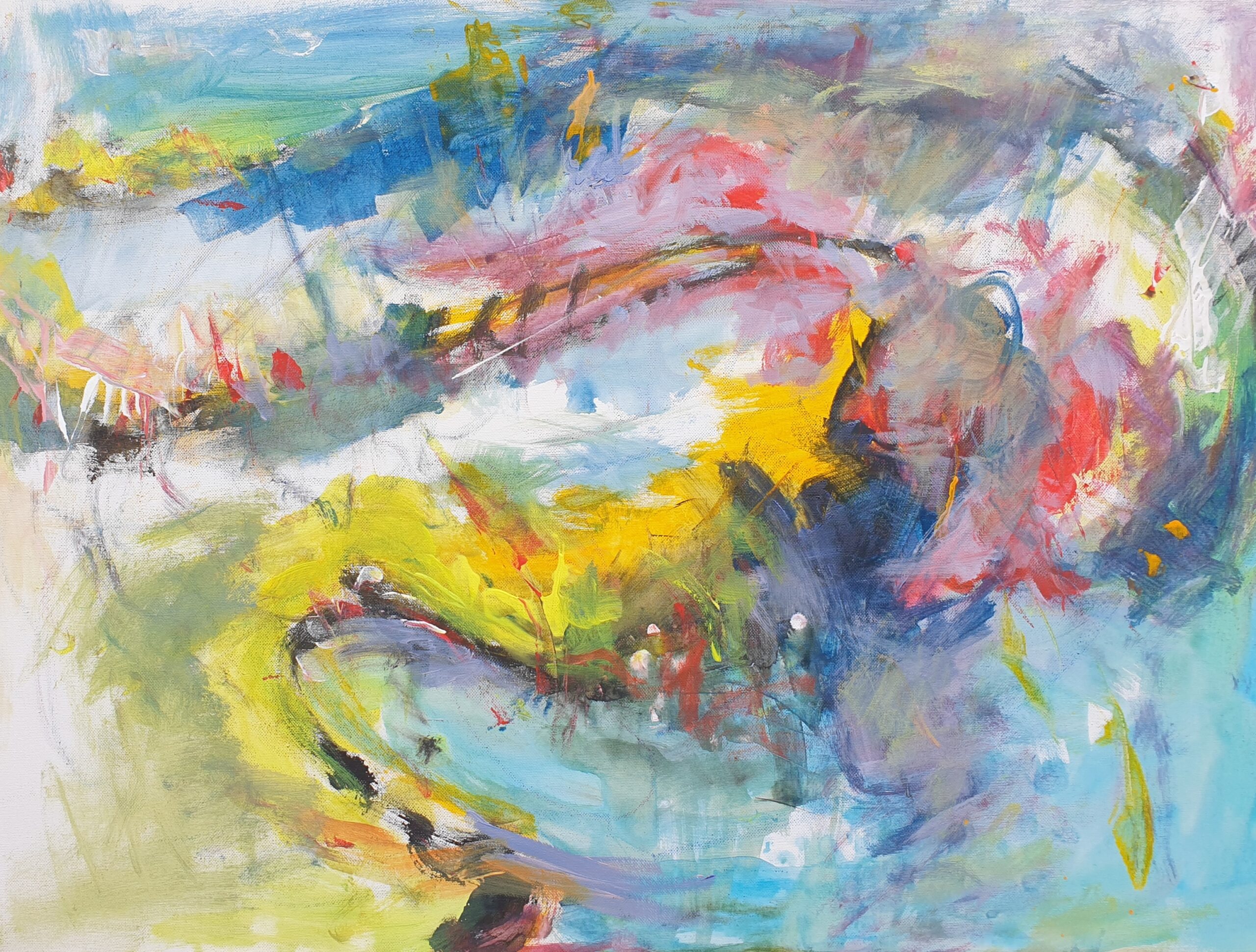 The roaring summer of 2022 | Abstract Schilderen